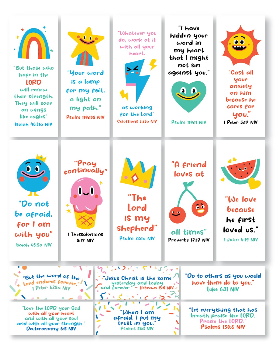 Bible Verse Backpack Tags