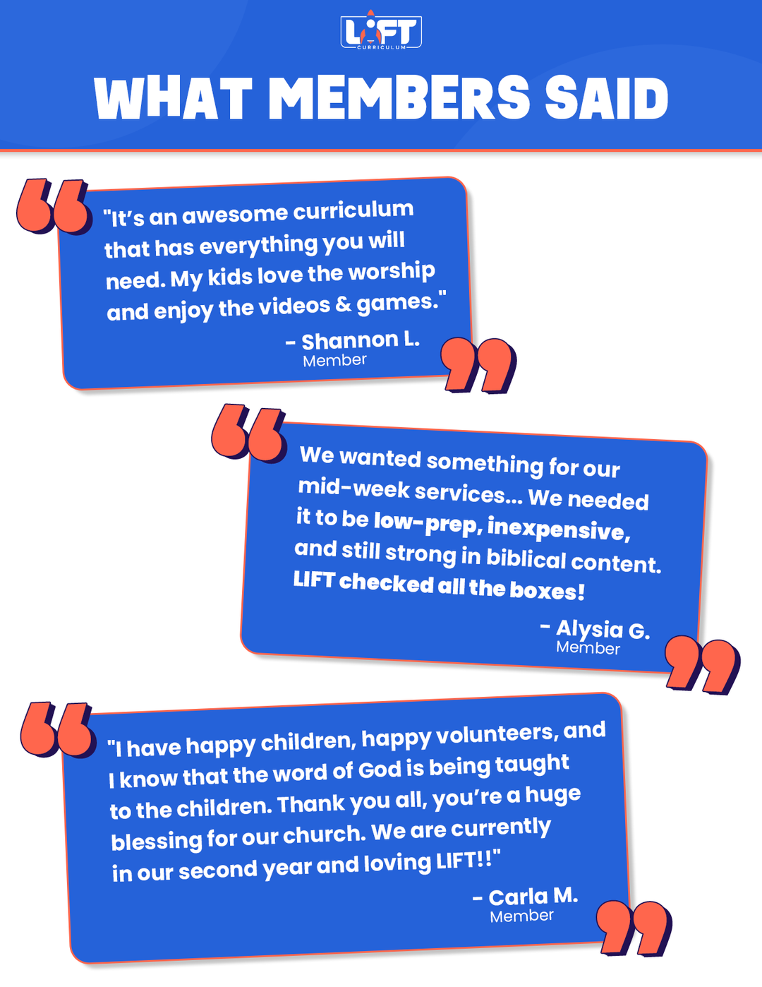 Lift Curriculum