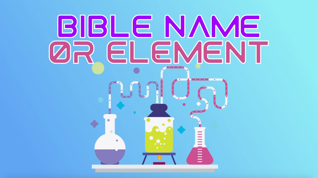 Bible Name Or Element Game Video