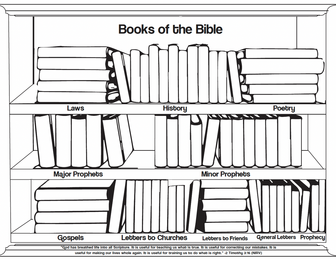 Books Of The Bible Coloring Pages – Lift Curriculum