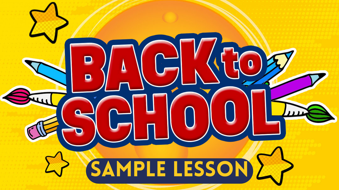 Back To School Curriculum Sample Lesson